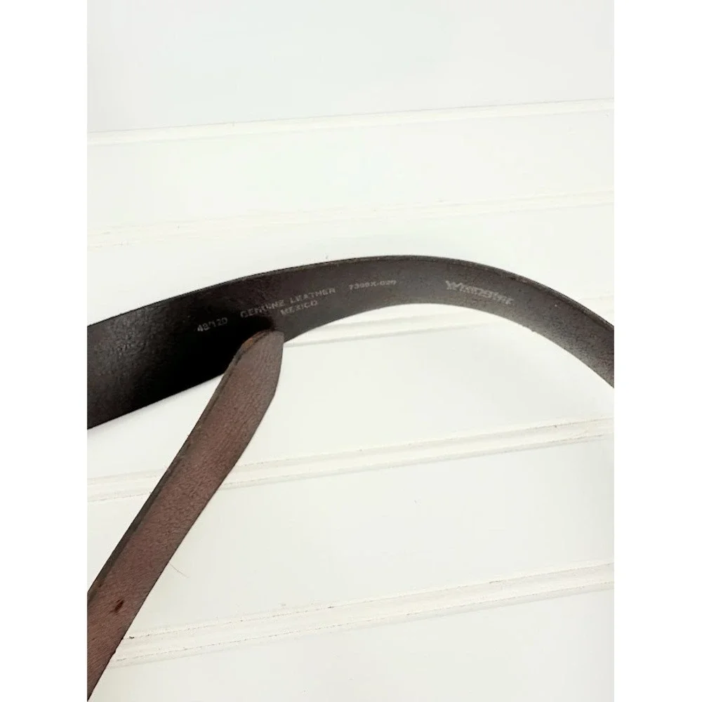 Wrangler leather belt